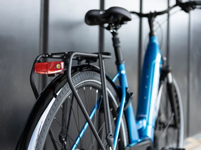 TREK Verve+ 3 Lowstep 400Wh Electric Hybrid Bike in Alpine Blue-4